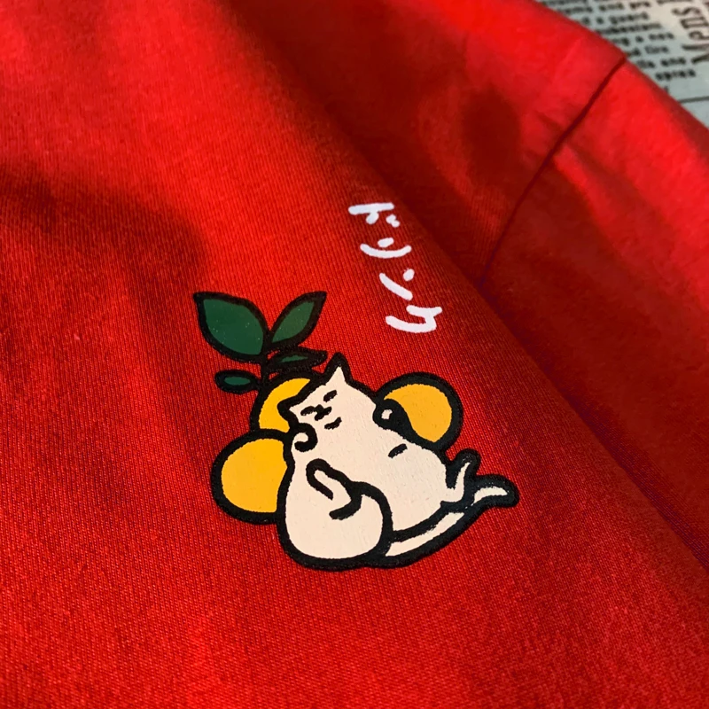 Cute Japanese Cat Print Oversized T-shirt Women Men Short Sleeve Loose Casual Tee Shirt Streetwear Tops Cotton Harajuku Clothing - Image 3
